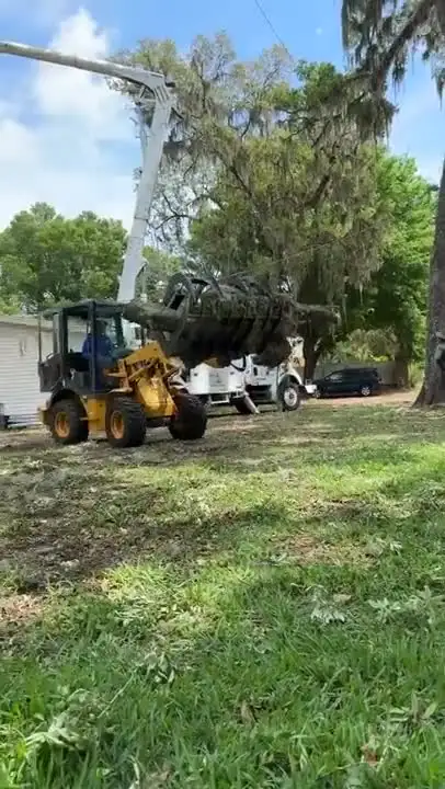 Loader cleanup of cut logs – FTDF Services video